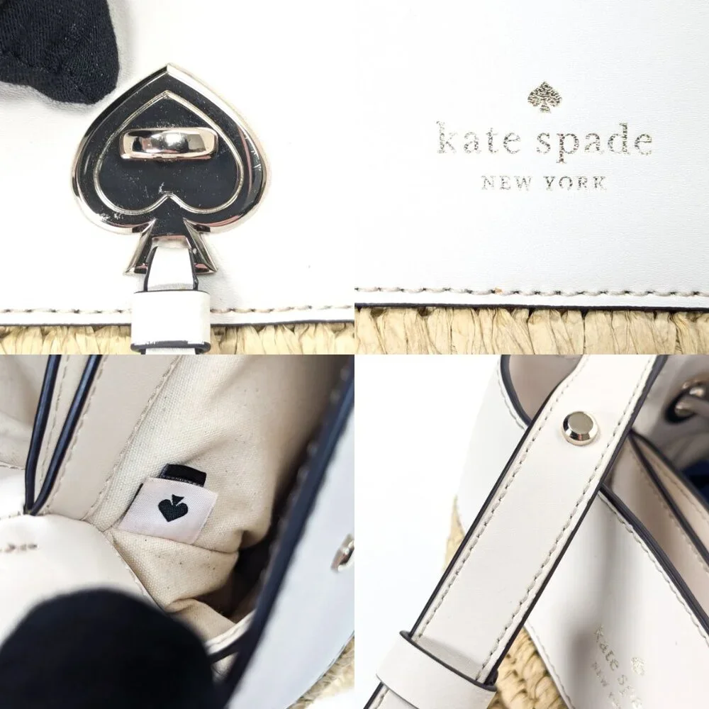KATE SPADE Wicker Straw Bucket Bag - Picture 10 of 16
